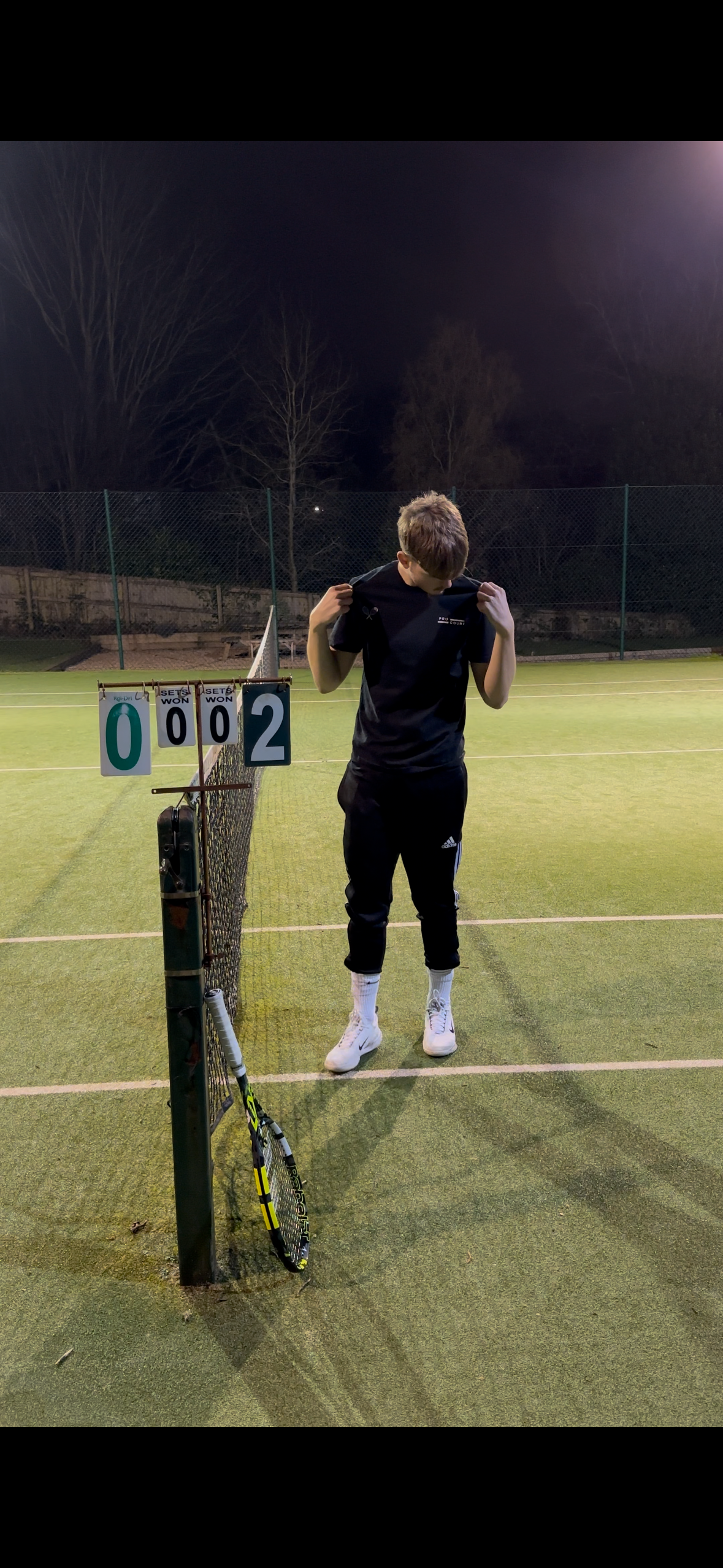 Court Classic Black T-Shirt