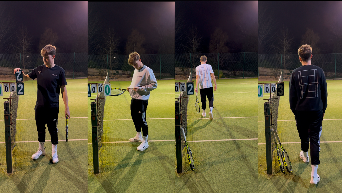 Court Classic Black Sweatshirt